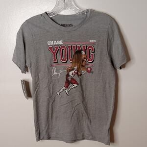 NWT Chase Young Gray Boy's Size Large Graphic T-Shirt